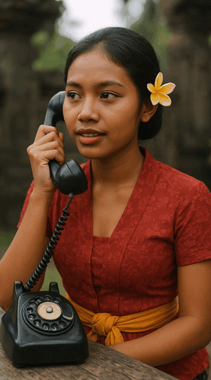 Jeune Femme balinaise contactez-nous