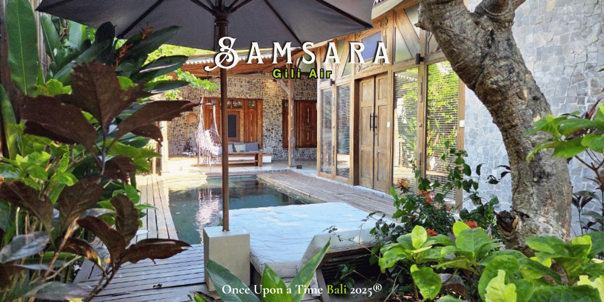 Villa samsara gili air avec piscine privee