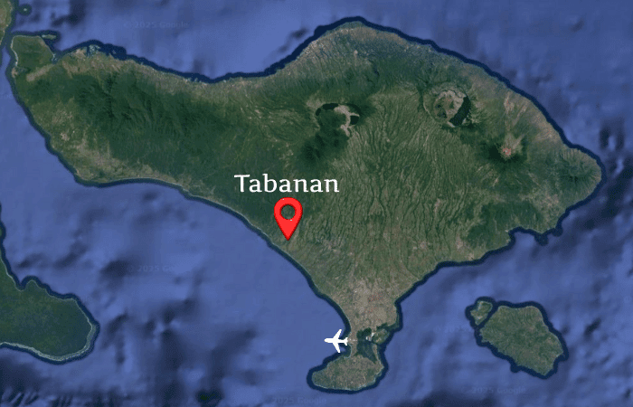 Tabanan region de Bali nature et authentique